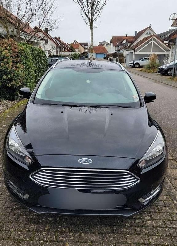 Brugt Ford Focus 125 HK (91 kW) 2017 Sort Stationcar