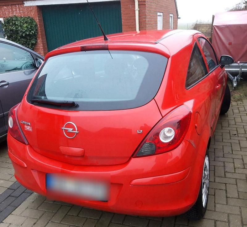 Gebraucht Opel Corsa 80 PS (58 kW) 2007 Rot Kleinwagen
