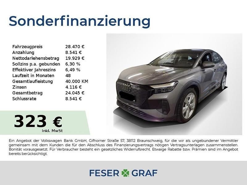 Gebraucht Audi Q4 Sportback e-tron Advanced 150 kW (204 PS) 2022 Taifungrau metallic SUV