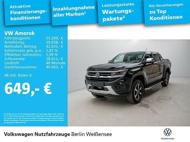 Gebraucht VW Amarok Style 241 PS (177 kW) 2023 6p midnight black metallic Pickup