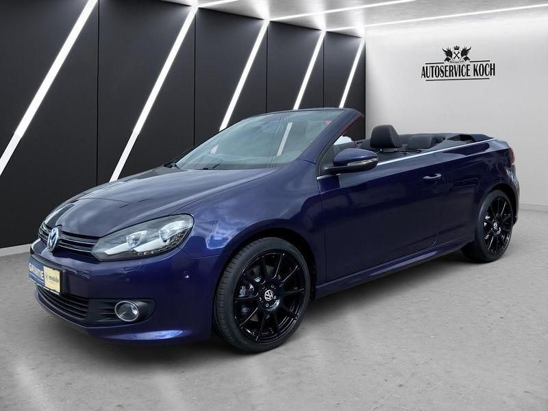 Heidelbeerblau Gebraucht 2016 VW Golf Cabriolet Cabrio | 13.990 € (Fairer Preis) - Bild 1/4
