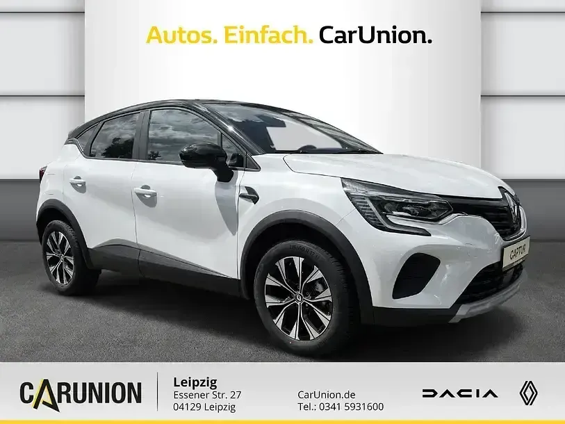 Gebraucht Renault Captur Evolution 140 PS (102 kW) 2024 Perlmuttweiß metallic, black pearlschwarz metall (schwarz) SUV