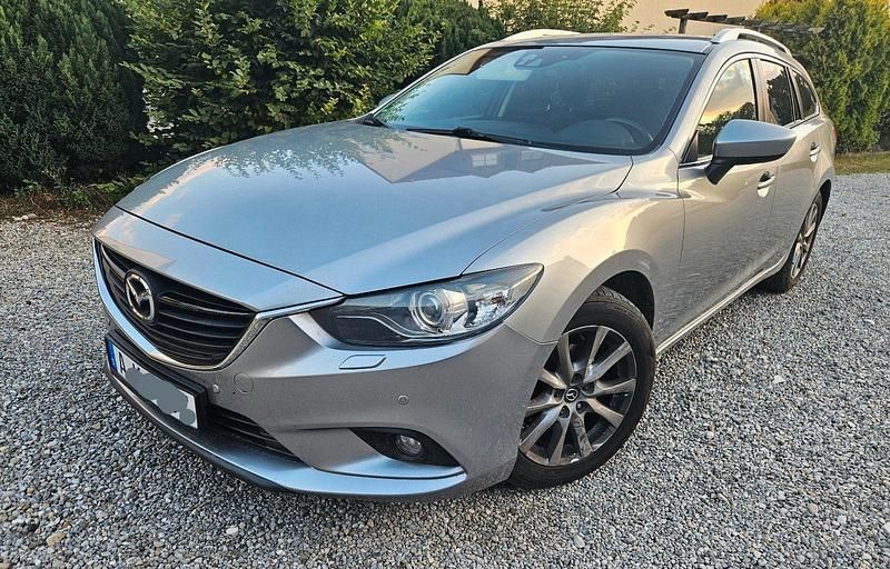 Silber Gebraucht 2013 Mazda 6 Prime-Line Kombi | 6.500 € (Superpreis) - Bild 1/4