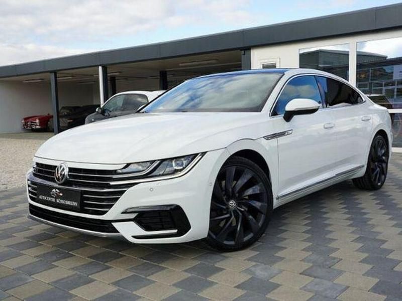Pure white Gebraucht 2020 VW Arteon R-line Limousine | 31.950 € (Fairer Preis) - Bild 1/4