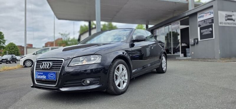 Schwarz Gebraucht 2008 Audi A3 Cabriolet Attraction Cabrio | 7.450 € (Guter Preis) - Bild 1/4