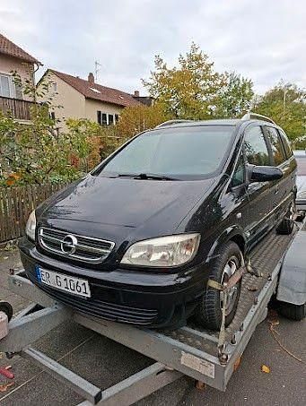 Schwarz Gebraucht 2004 Opel Zafira Njoy Van / Kleinbus | 1.500 € (Guter Preis) - Bild 1/4