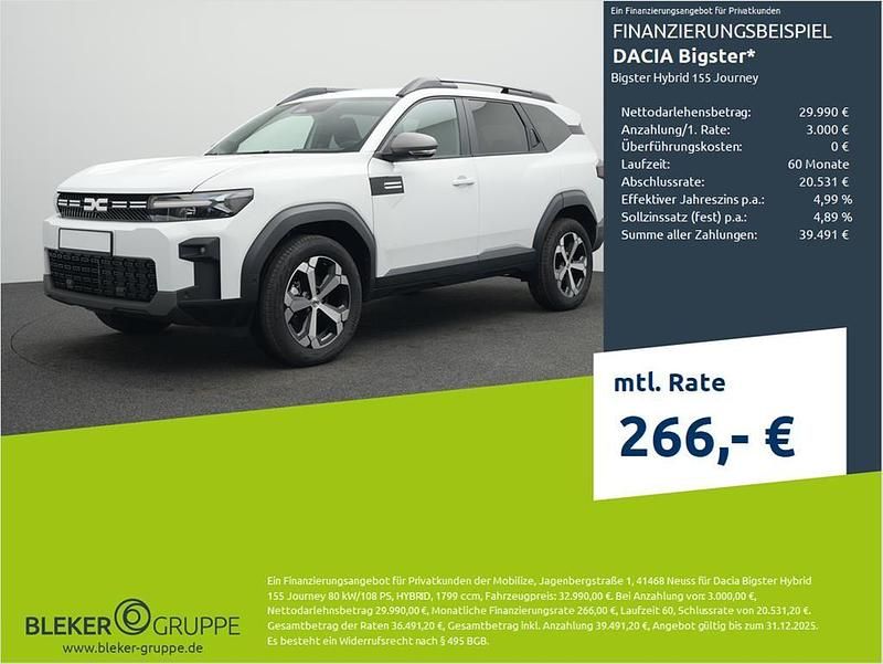 Weiß Gebraucht 2025 Dacia Bigster Journey SUV | 32.990 € (Fairer Preis) - Bild 1/3