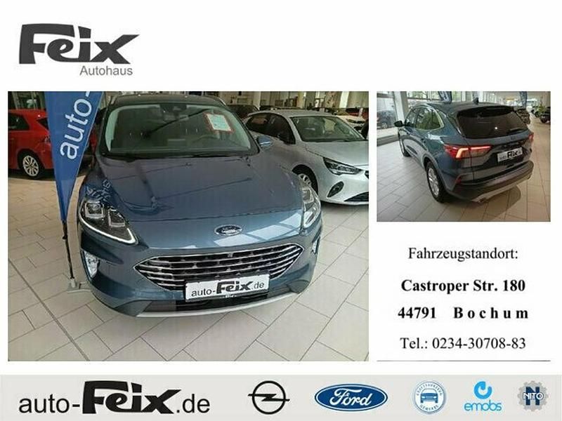 Blau Gebraucht 2020 Ford Kuga Titanium X SUV | 20.490 € (Guter Preis) - Bild 1/1
