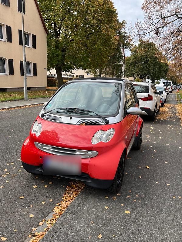 Rot Gebraucht 2004 Smart ForTwo Cabrio Cabrio | 2.100 € - Bild 1/4