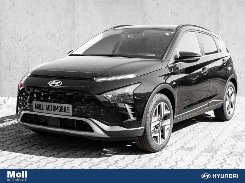 Schwarz (phantom black) Neu 2024 Hyundai Bayon Trend SUV | 19.500 € (Superpreis) - Bild 1/4