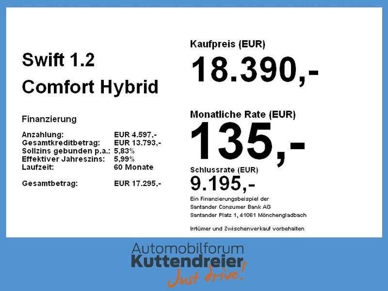 Frontier/super black pearl met Neu 2025 Suzuki Swift Comfort Kleinwagen | 16.890 € - Bild 1/1