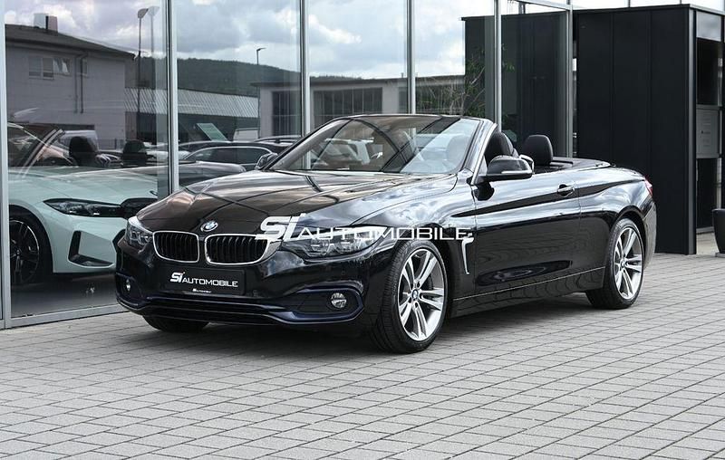 Saphirschwarz Gebraucht 2019 BMW 420 Sport Line Cabrio | 25.950 € (Fairer Preis) - Bild 1/4