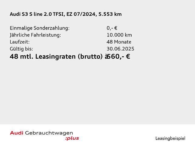 Gebraucht Audi S3 Ambiente 333 PS (244 kW) 2024 Rot Limousine