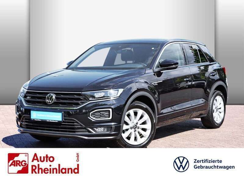 Schwarz Gebraucht 2021 VW T-Roc Sportline SUV | 21.499 € (Superpreis) - Bild 1/3