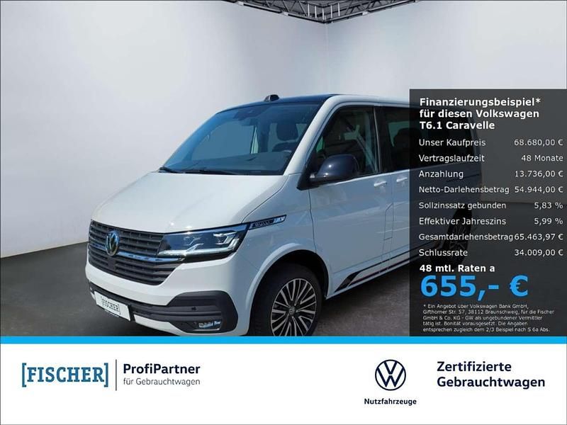Candyweiß Gebraucht 2024 VW T6.1 Comfortline Van | 68.680 € (Fairer Preis) - Bild 1/4
