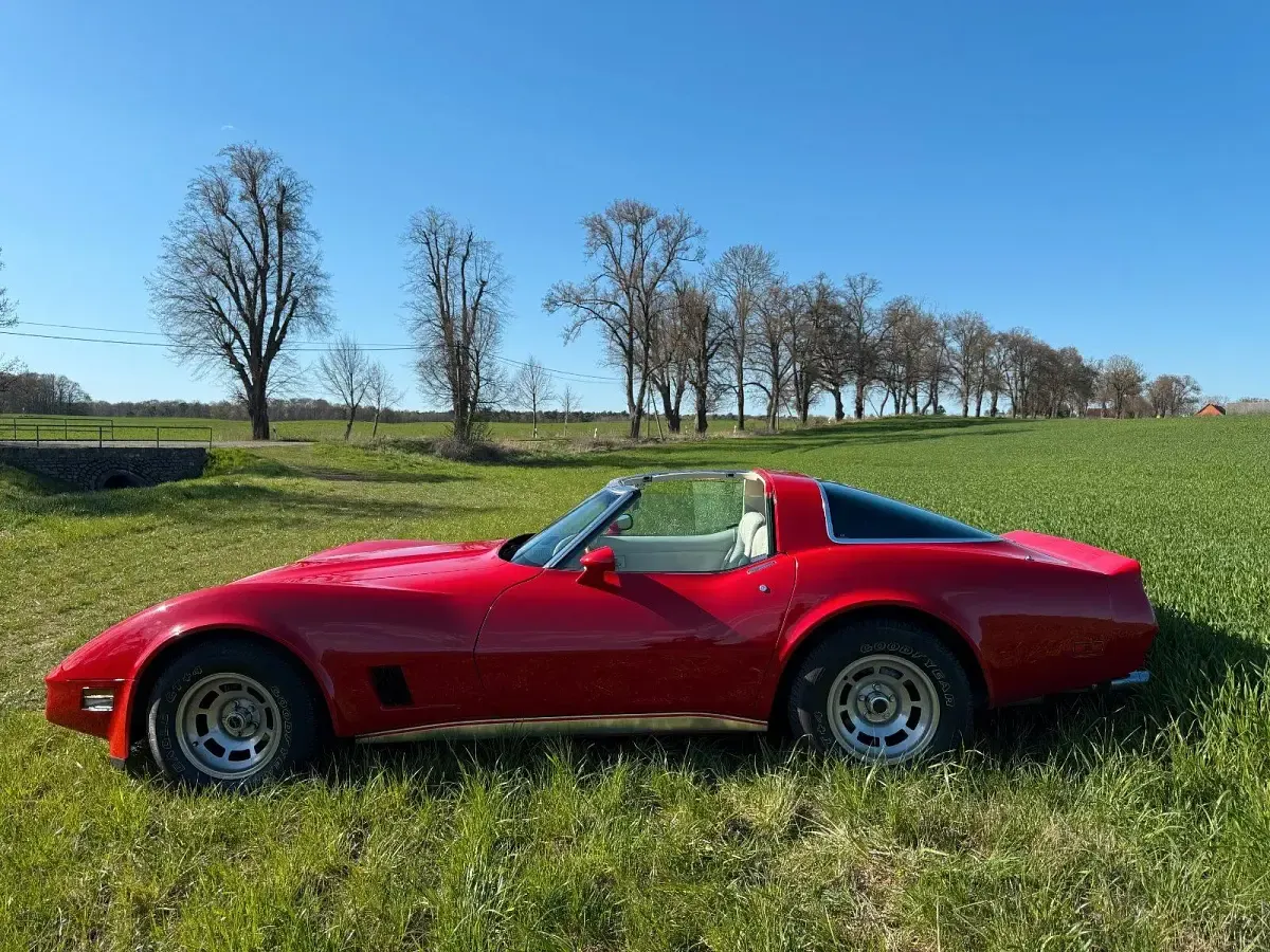 Gebraucht Chevrolet Corvette C3 201 PS (147 kW) 1980 Rot Cabrio