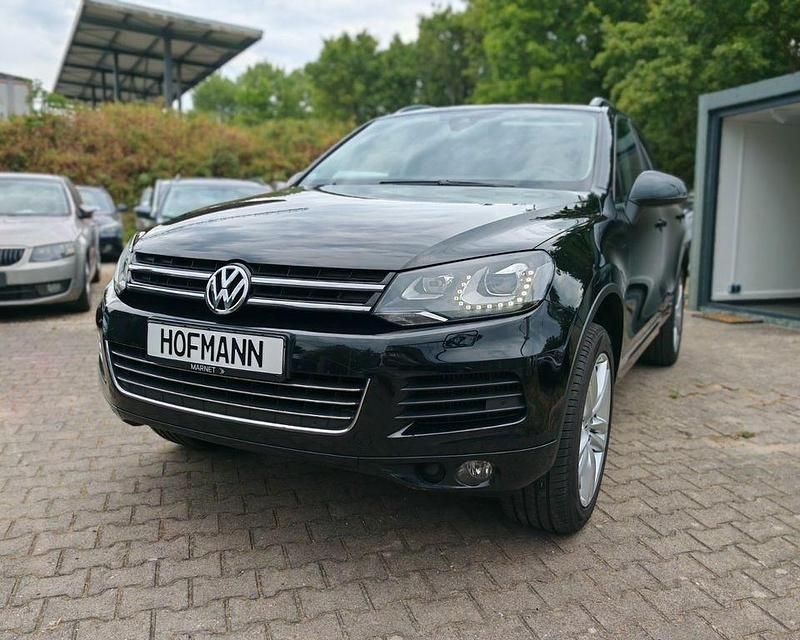 Schwarz Gebraucht 2012 VW Touareg SUV | 13.390 € (Fairer Preis) - Bild 1/4