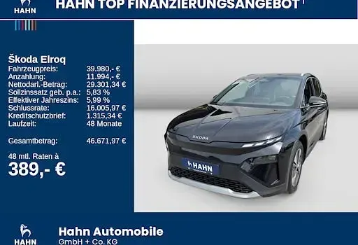 Neu Skoda Elroq Selection 139 kW (190 PS) 2026 Schwarz SUV
