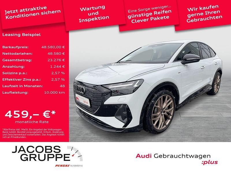 Weiß Gebraucht 2025 Audi Q4 Sportback e-tron Sport SUV | 48.580 € (Fairer Preis) - Bild 1/4