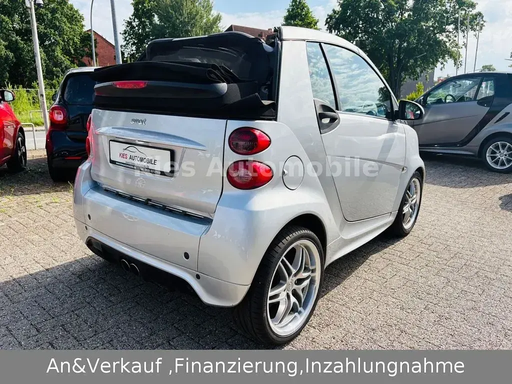 Gebraucht Smart ForTwo Cabrio Brabus 84 PS (61 kW) 2013 Silber Cabrio
