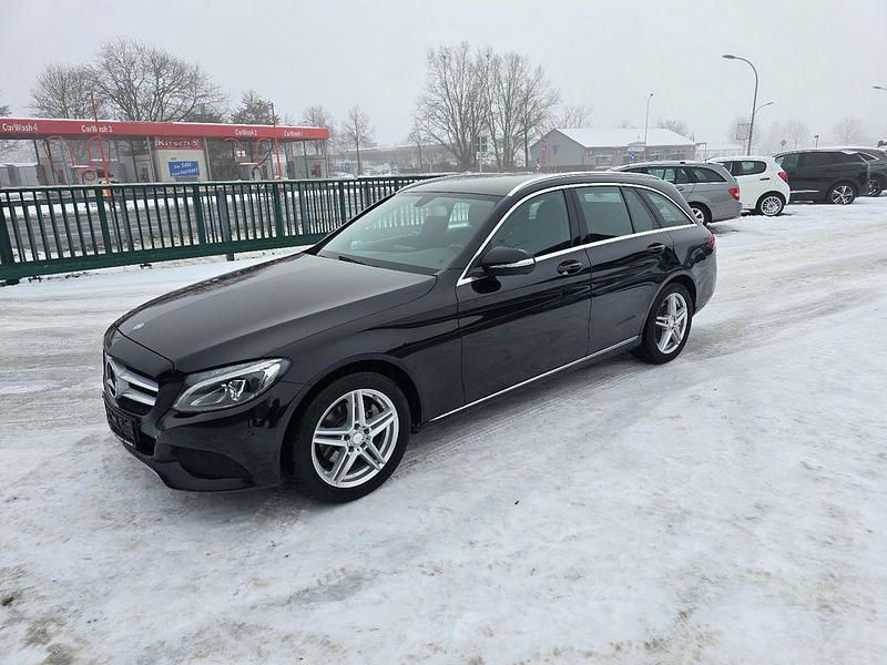 Schwarz Gebraucht 2015 Mercedes C220 Kombi | 10.950 € (Guter Preis) - Bild 1/4