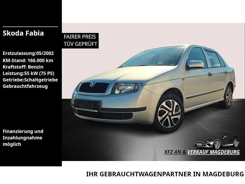 Silber Gebraucht 2002 Skoda Fabia Classic Kleinwagen | 1.390 € (Fairer Preis) - Bild 1/4