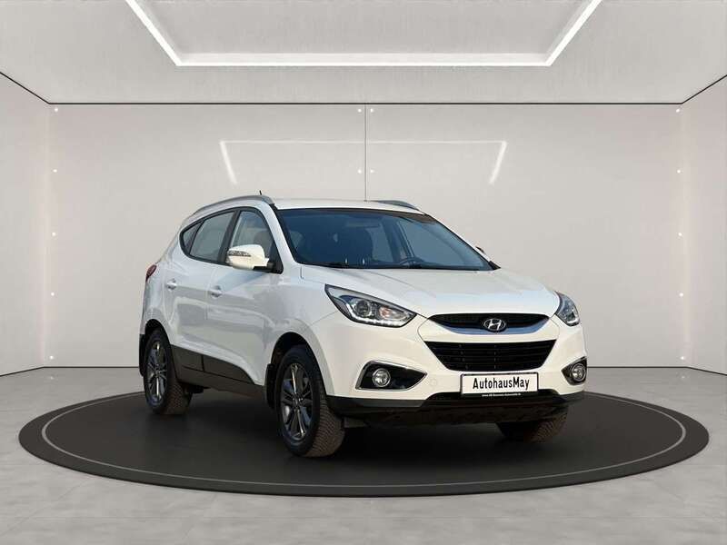 Polar white / sol Gebraucht 2015 Hyundai Tucson Trend SUV | 11.950 € (Fairer Preis) - Bild 1/4