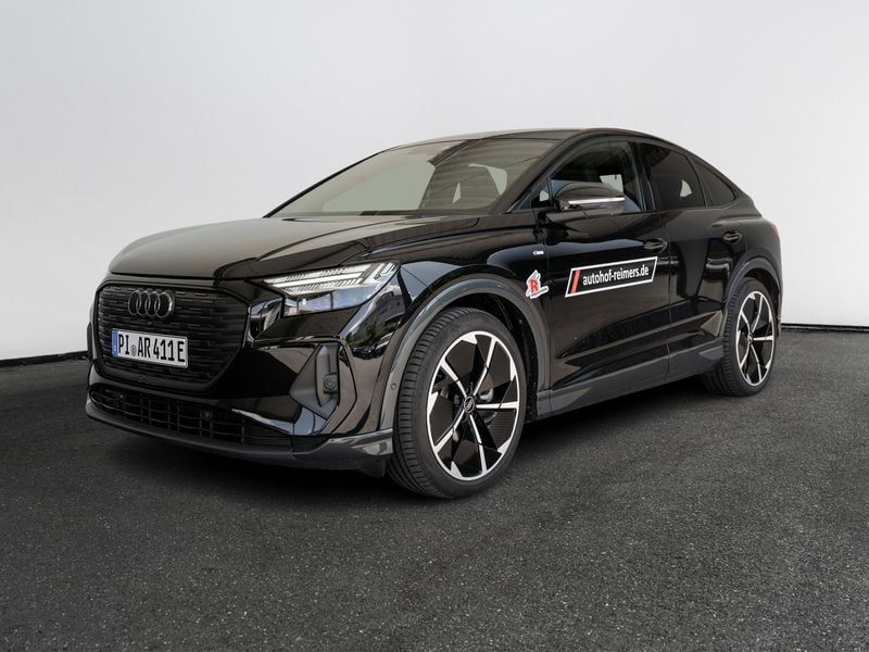Schwarz Gebraucht 2023 Audi Q4 Sportback e-tron S-Line SUV | 48.990 € (Teuer) - Bild 1/4