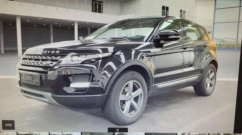 Schwarz Gebraucht 2013 Land Rover Range Rover evoque Prestige Coupé | 11.800 € (Superpreis) - Bild 1/4