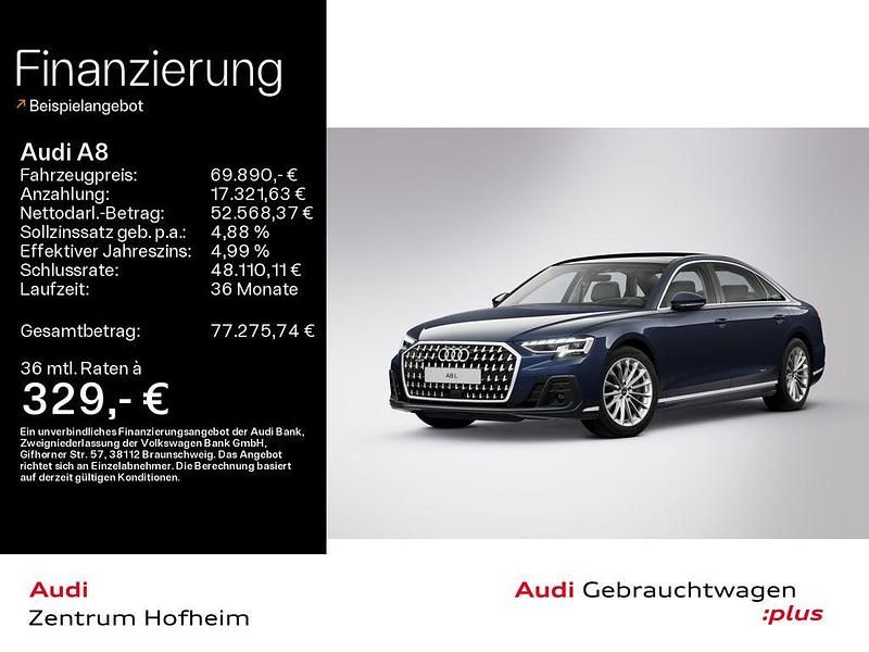 Firmamentblau metallic Gebraucht 2024 Audi A8L Ambiente Limousine | 69.890 € - Bild 1/3