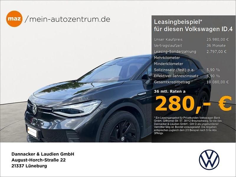 Grau Gebraucht 2022 VW ID.4 Pro Performance SUV | 25.980 € (Fairer Preis) - Bild 1/4