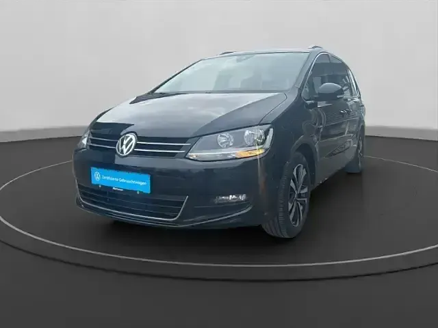 Gebraucht VW Sharan United 150 PS (110 kW) 2021 Schwarz Van / Kleinbus