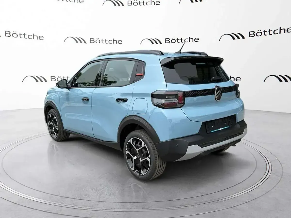 Neu Citroën C3 101 PS (74 kW) 2026 Farbe blau monte carlo/typ spiegel flach standard SUV