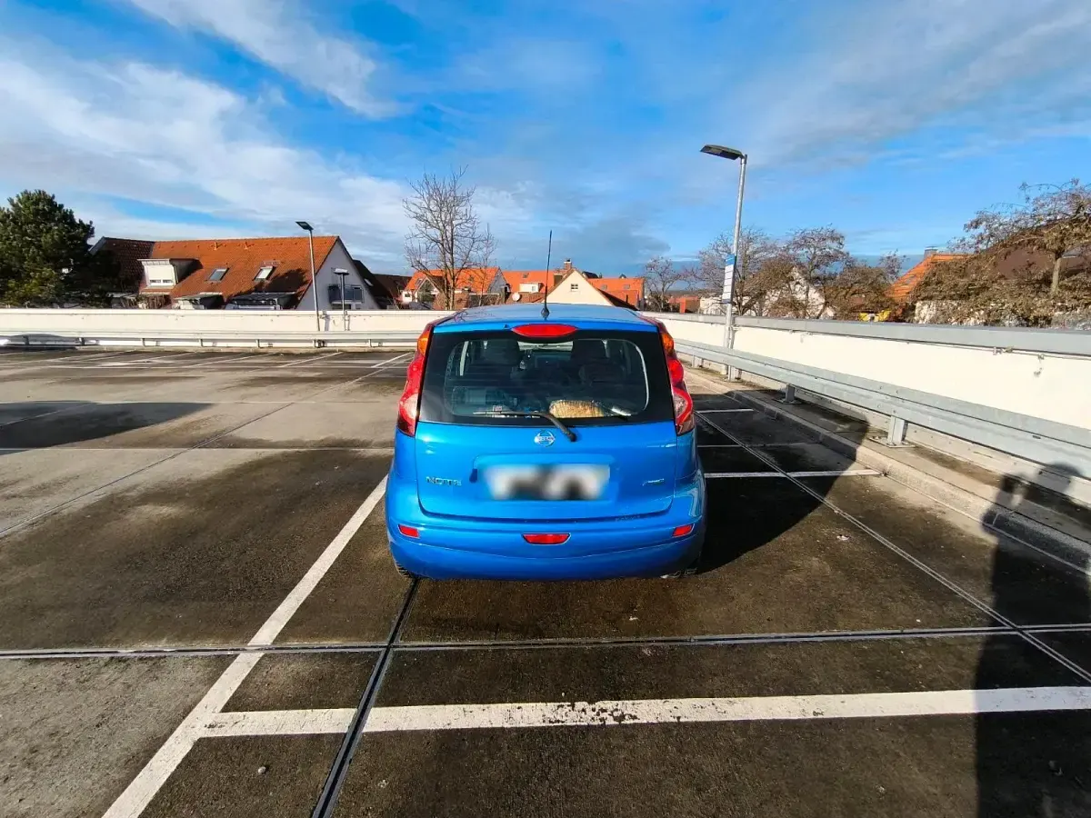 Gebraucht Nissan Note 88 PS (64 kW) 2009 Blau Kleinwagen