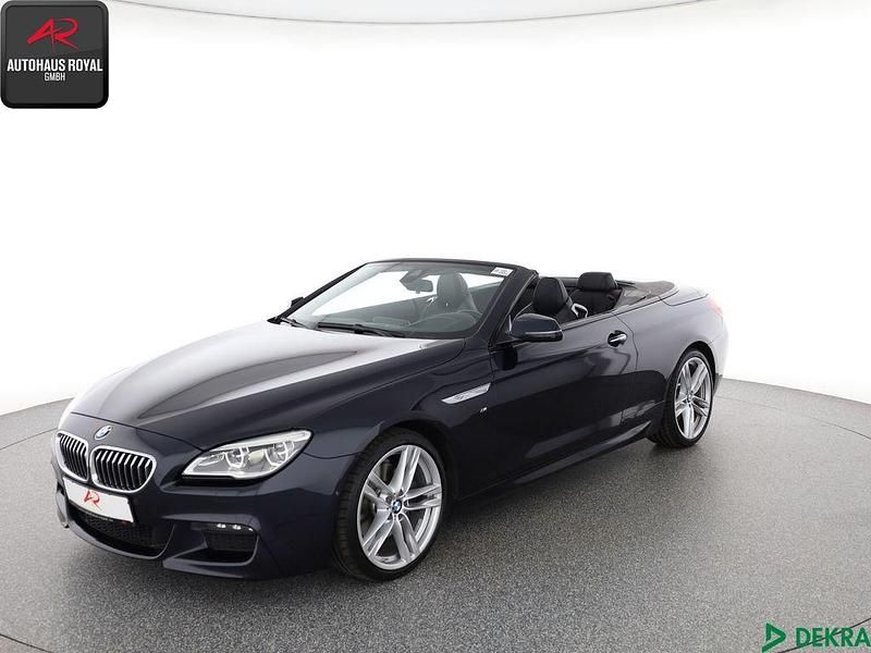 Schwarz (metallic) Gebraucht 2017 BMW 640 Cabriolet M Sport Cabrio | 37.880 € - Bild 1/4