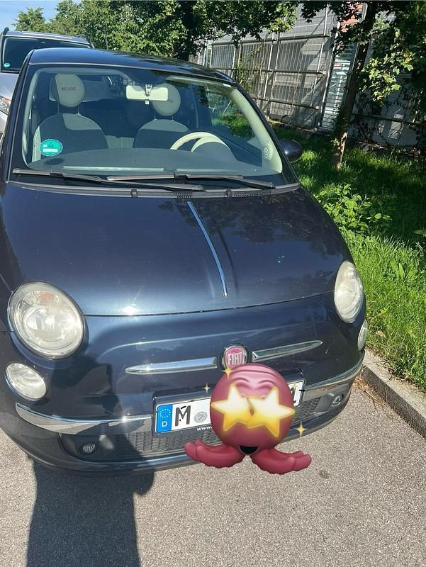 Blau Gebraucht 2008 Fiat 500 Kleinwagen | 3.650 € (Fairer Preis) - Bild 1/4