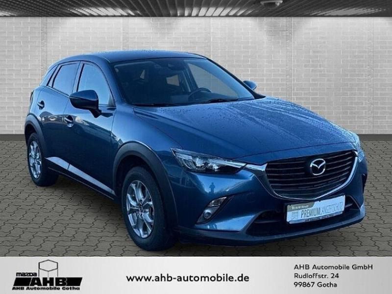 Gebraucht Mazda CX-3 Exclusive-Line 105 PS (77 kW) 2018 Turmalinblau metallic SUV