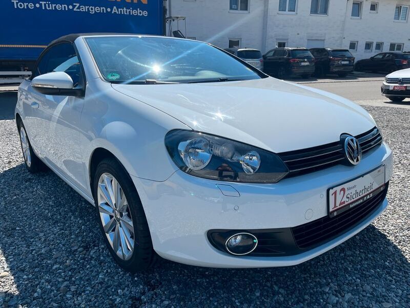 Weiß Gebraucht 2012 VW Golf Cabriolet Basis Cabrio | 5.599 € (Etwas zu teuer) - Bild 1/4