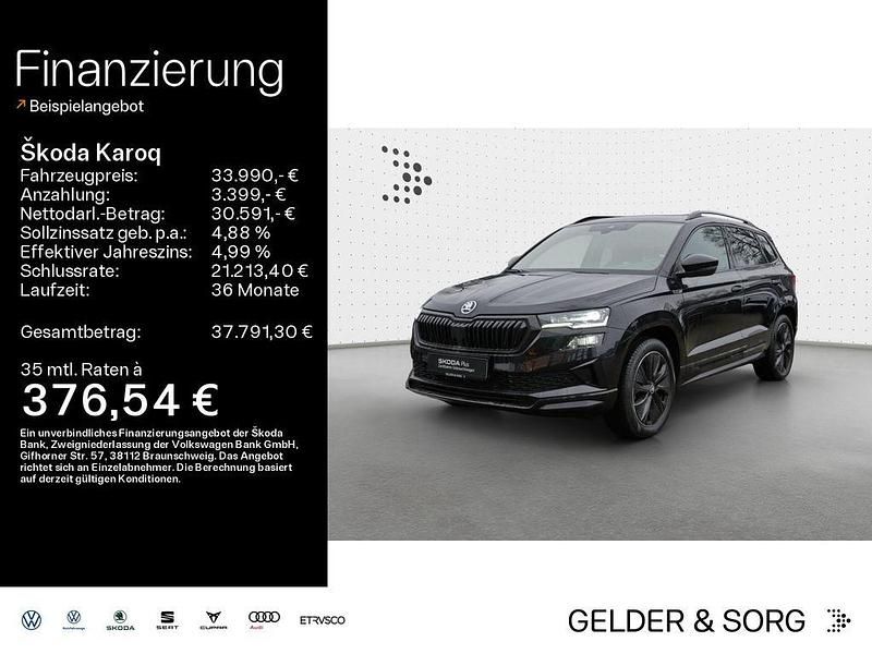 Blackmagic perleffekt Gebraucht 2022 Skoda Karoq SportLine SUV | 30.990 € (Guter Preis) - Bild 1/4