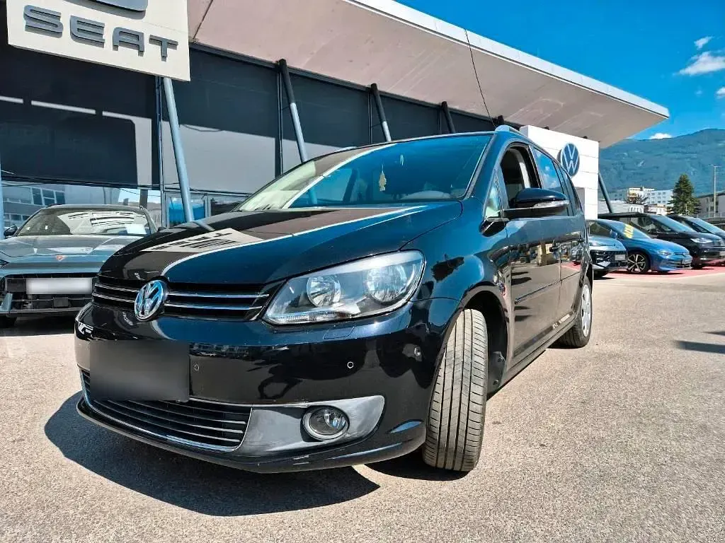 Gebraucht VW Touran 140 PS (102 kW) 2012 Schwarz Van / Kleinbus