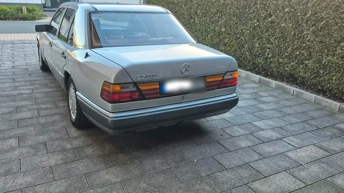 Second-hand Mercedes E250 90 CP (66 kW) 1988 Argintiu Berlinǎ