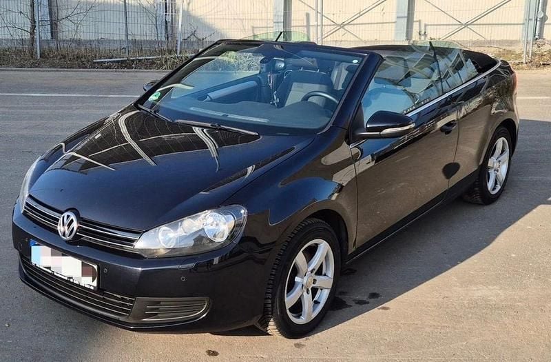 Gebraucht VW Golf Cabriolet 105 PS (77 kW) 2012 Schwarz Cabrio