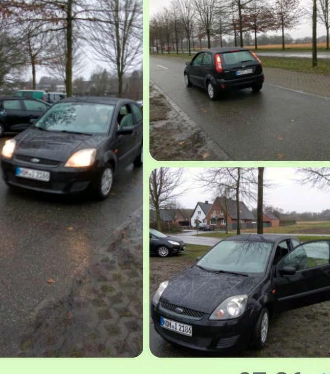 Schwarz Gebraucht 2007 Ford Fiesta Kleinwagen | 1.749 € - Bild 1/1