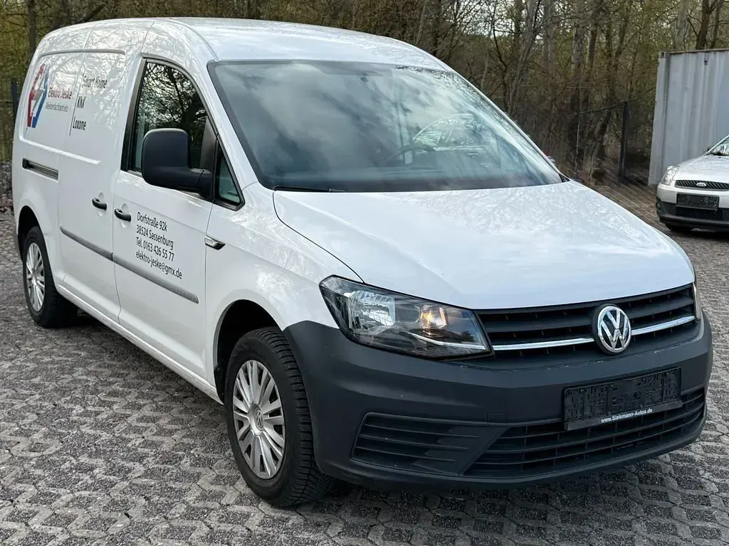 Gebraucht VW Caddy Maxi 102 PS (75 kW) 2018 Weiß Van / Kleinbus