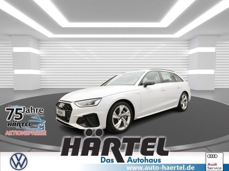 Gletscherweiss (white), metallic Gebraucht 2024 Audi A4 S-Line Kombi | 36.100 € (Fairer Preis) - Bild 1/4