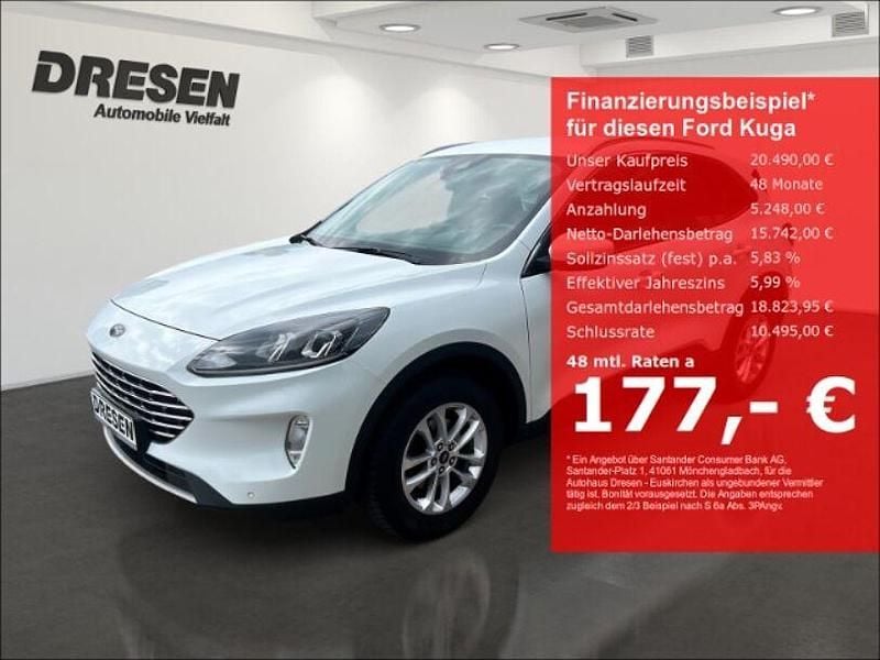 Weiss Gebraucht 2022 Ford Kuga Titanium SUV | 20.490 € (Superpreis) - Bild 1/4