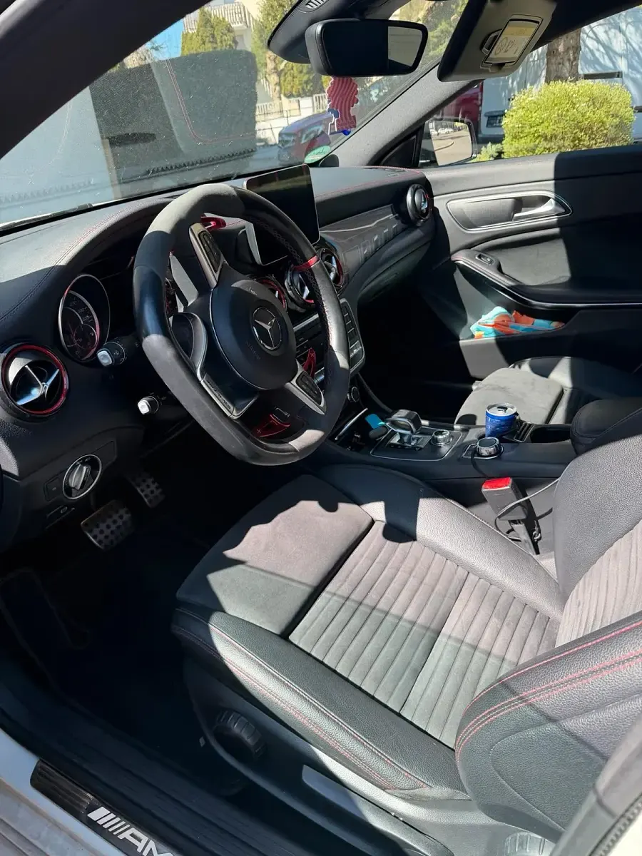 Gebraucht Mercedes CLA45 AMG 381 PS (280 kW) 2017 Weiß Coupé