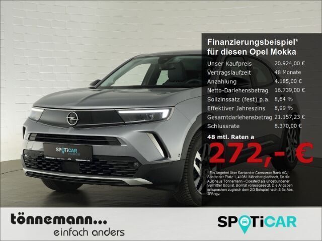 Grau Gebraucht 2023 Opel Mokka Elegance SUV | 20.924 € (Guter Preis) - Bild 1/4