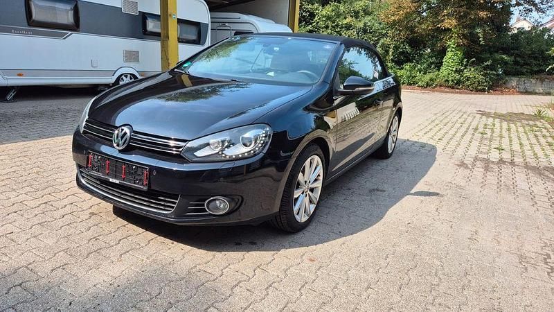 Schwarz Gebraucht 2013 VW Golf Cabriolet Cabrio | 8.980 € (Fairer Preis) - Bild 1/4