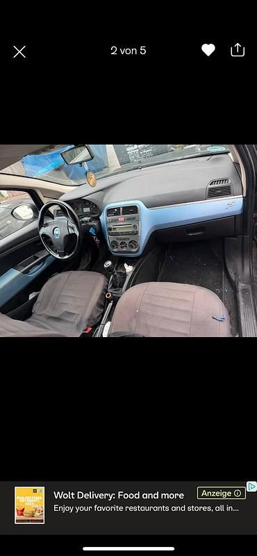 Gebraucht Fiat Punto 90 PS (66 kW) 2006 Schwarz Kleinwagen